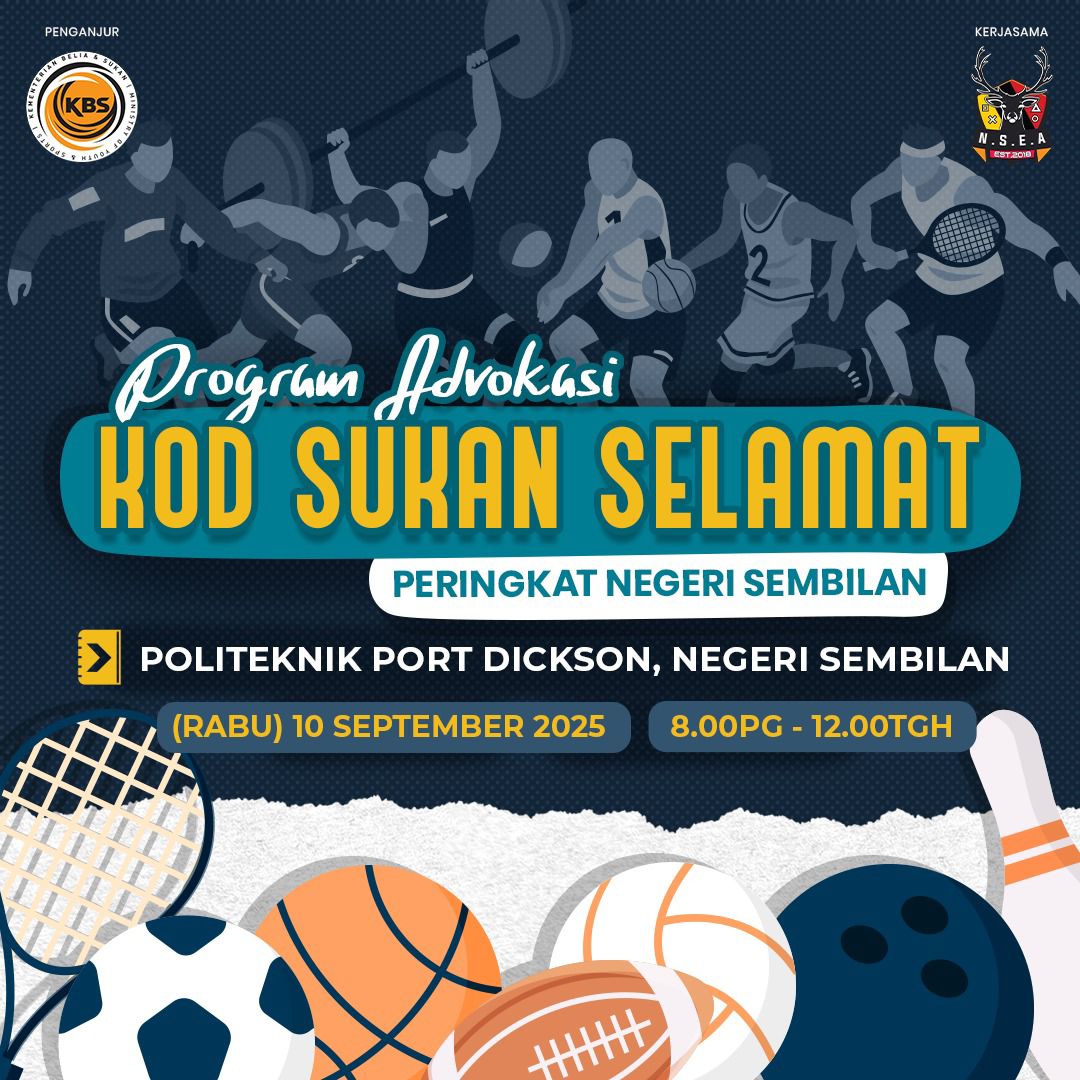 PROGRAM ADVOKASI KOD SUKAN SELAMAT PERINGKAT NEGERI SEMBILAN