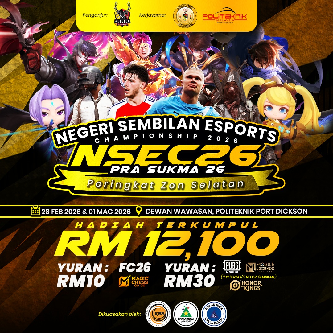 NEGERI SEMBILAN ESPORTS CHAMPIONSHIP 2026 (NSEC26)